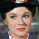 Julie Andrews as Mary Poppins.
